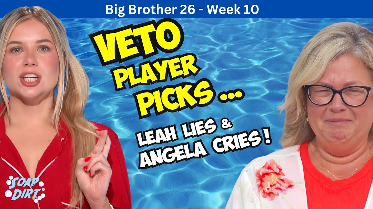 Big Brother 26   Veto Player Picks and Leah Lies while Angela Cries