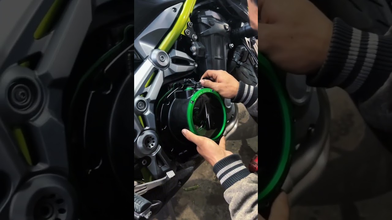 New clear clutch cover for z900 ।। 