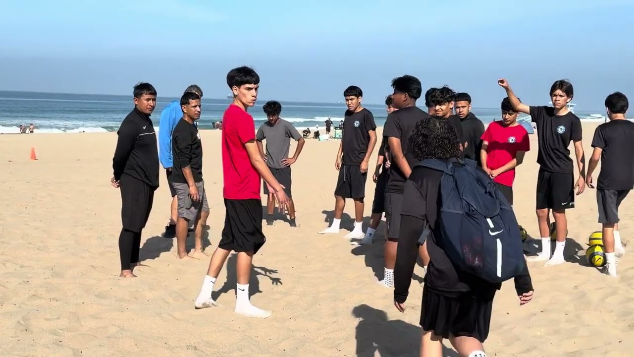 Hoy paso de todo en la playa waooo
