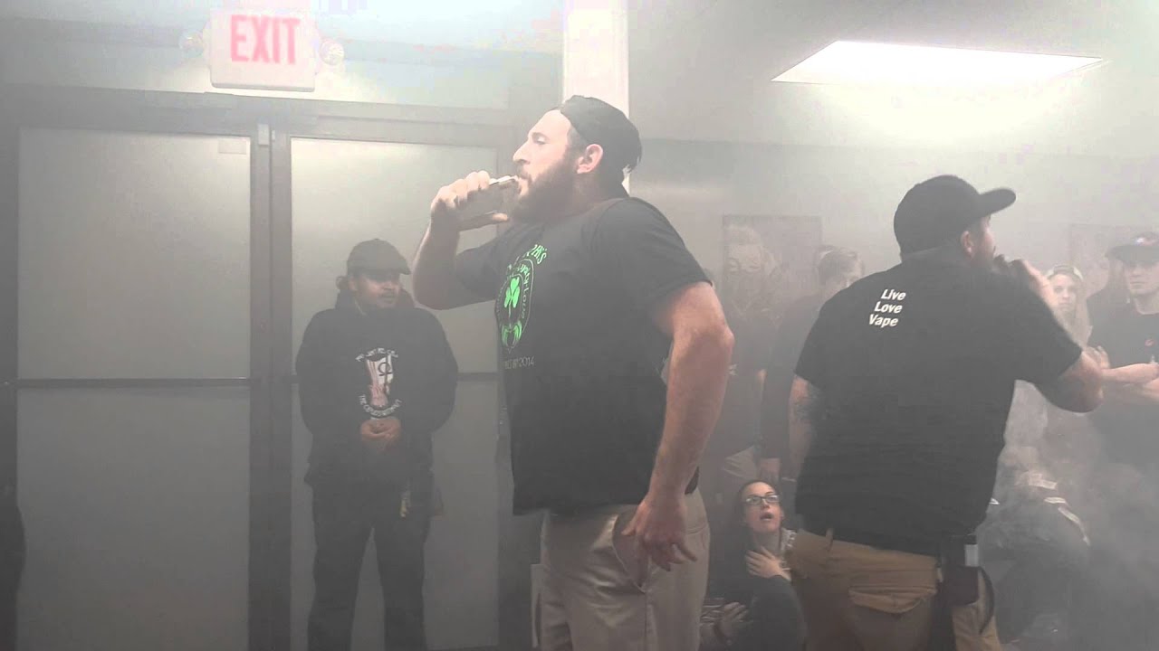 Scott chucking clouds at HVL cloud competition.