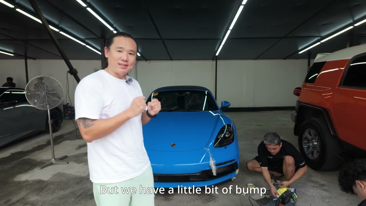 Car Wrap Teaser at Second Skin Industries Manila | Damage Fix & Prep