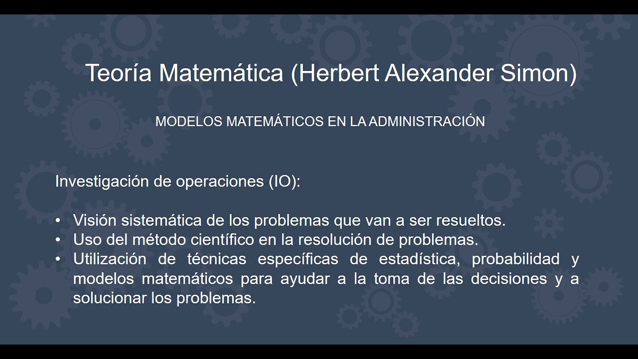 Teor&iacute;a Matem&aacute;tica