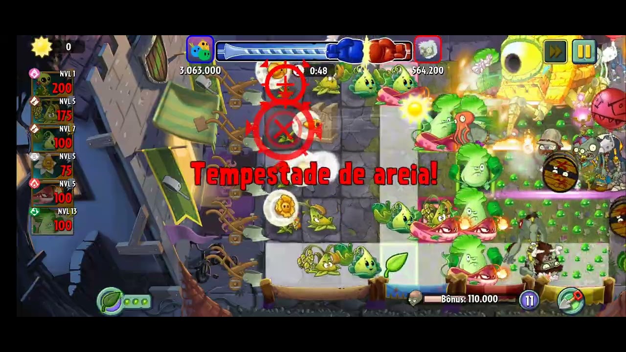 Plants vs Zumbies 2. Arena com L&iacute;rio Zumbifero vs Dr Zumb&atilde;o! 😃💕