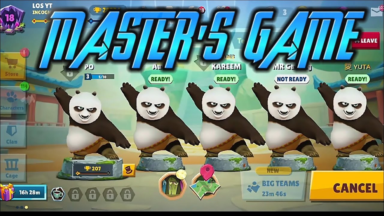 PO 🐼 🔥☠️ Big Squad Op Gameplay|| kungfu panda #zooba #gameplay #aa23 #mrbeast #aura