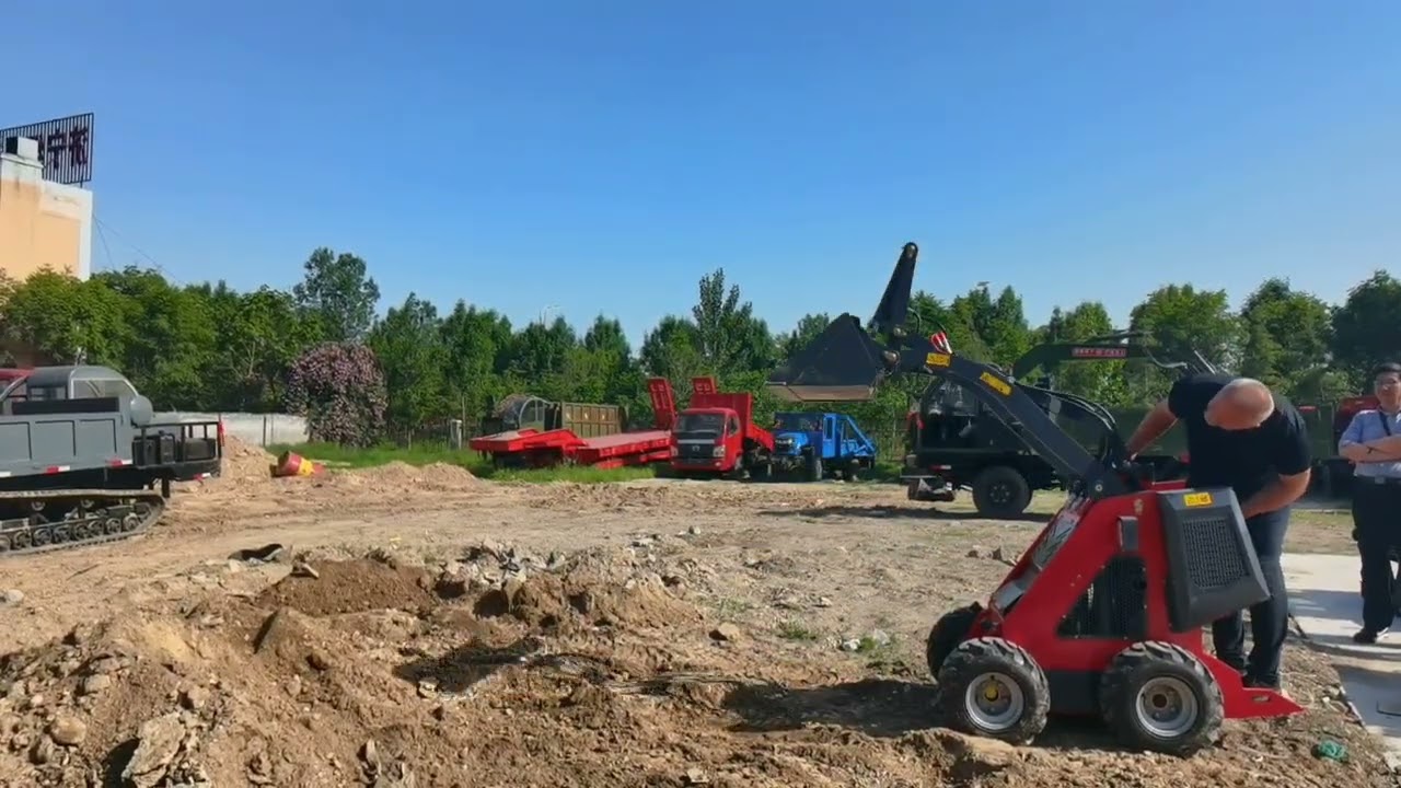 Mini Skid Steer Loader With Wheel