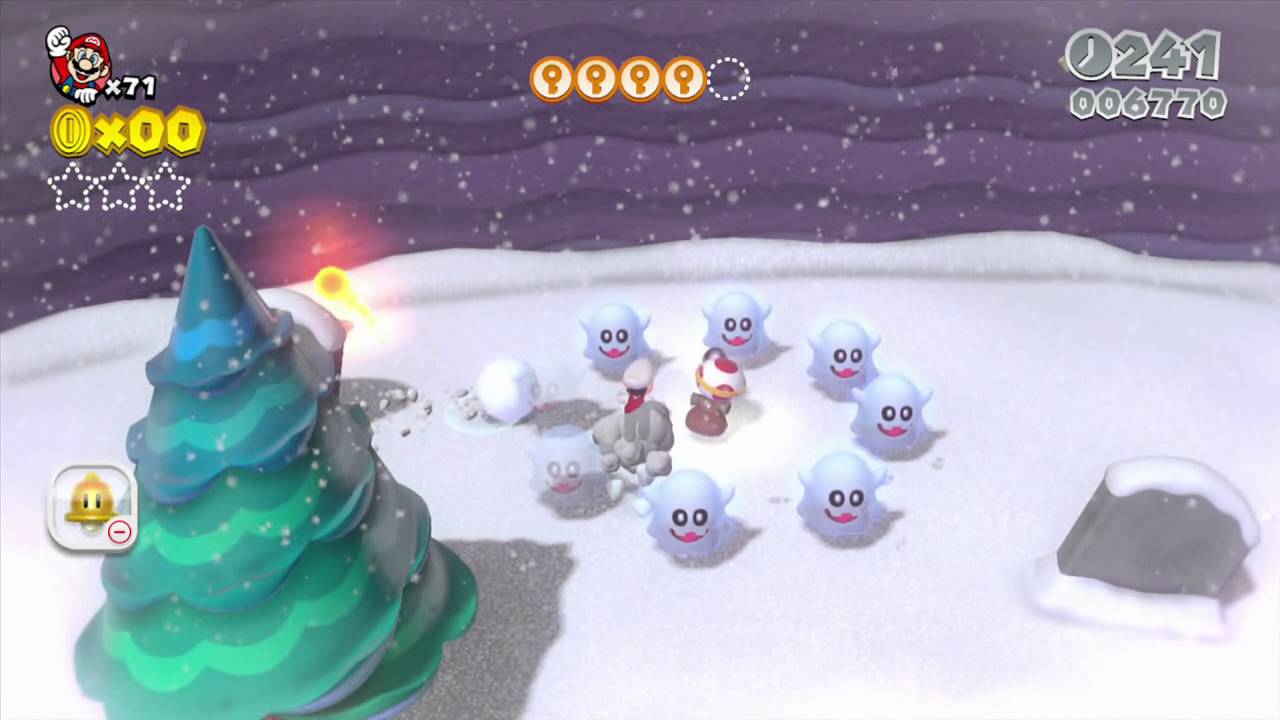 Super Mario 3D World Gameplay - Mundo Estrella-8: Fantasmirones en la niebla