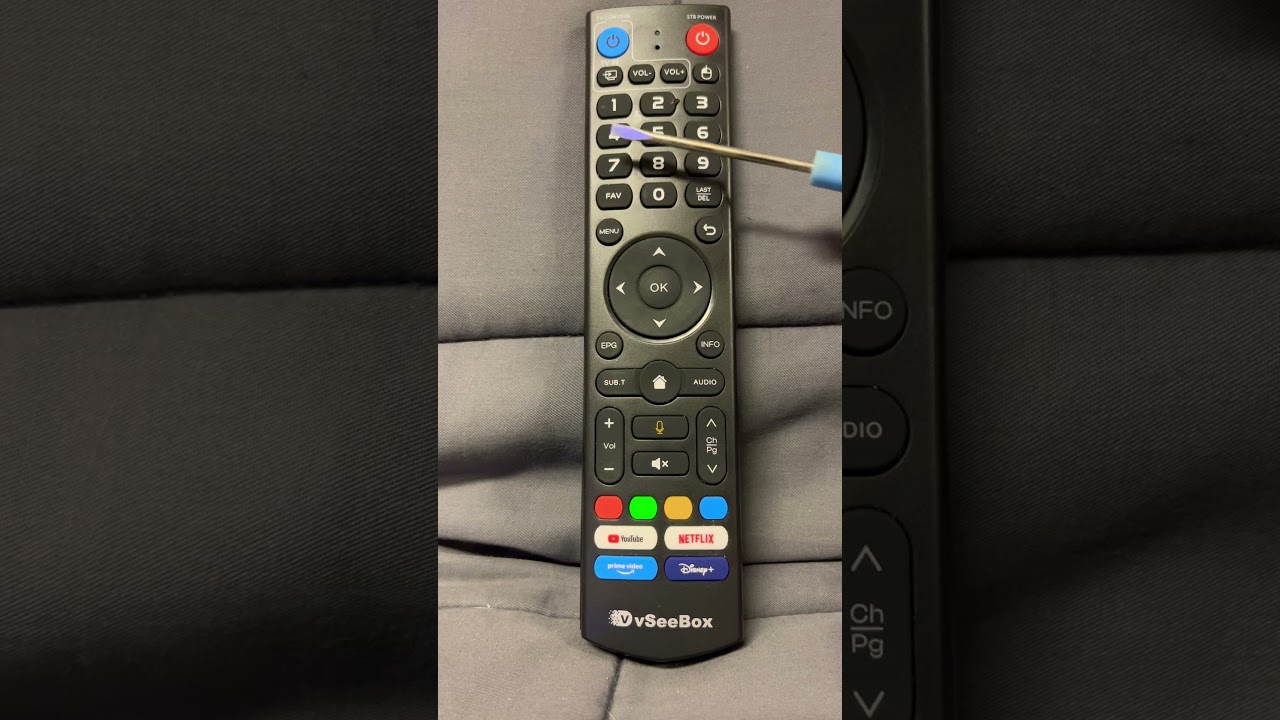 VSeeBox V5 Pro remote explained