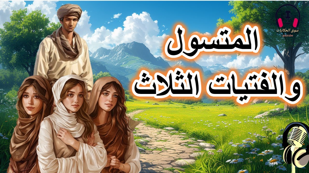 قصة المتسول والفتيات الثلاث، من القصص المشوقة والمعبرة قبل النوم، ضع السماعات واستمع، سوق الحكايات