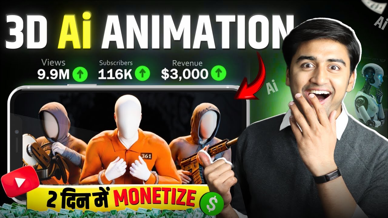 Generate VIRAL 3D Ai Videos using Nano Banana Pro🤑💸 | FREE | Full Ai Video Generation Course 💹