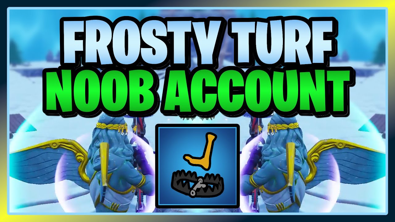 I got the Vacuum Tube Bow on the Noob Account! Frostnite Frosty Turf
