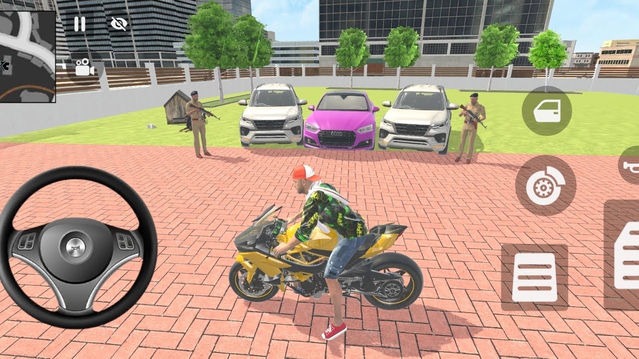 🎮Franklin order by Audi and 2️⃣ fortuner in Indian 🇮🇳 theft auto simulator 🎮