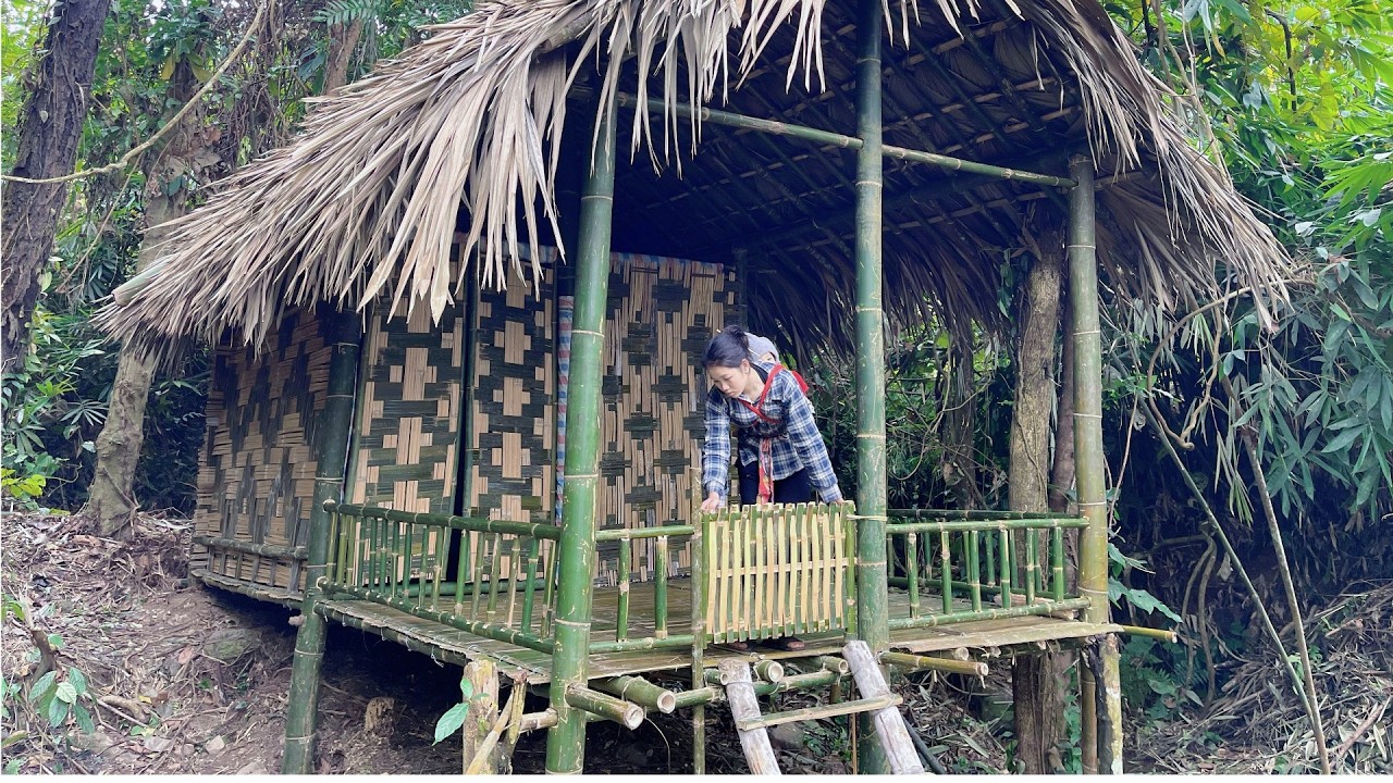 Full Video: 515 Days of Building a Bamboo House Alone and Moving to a New Land - Start To Finish