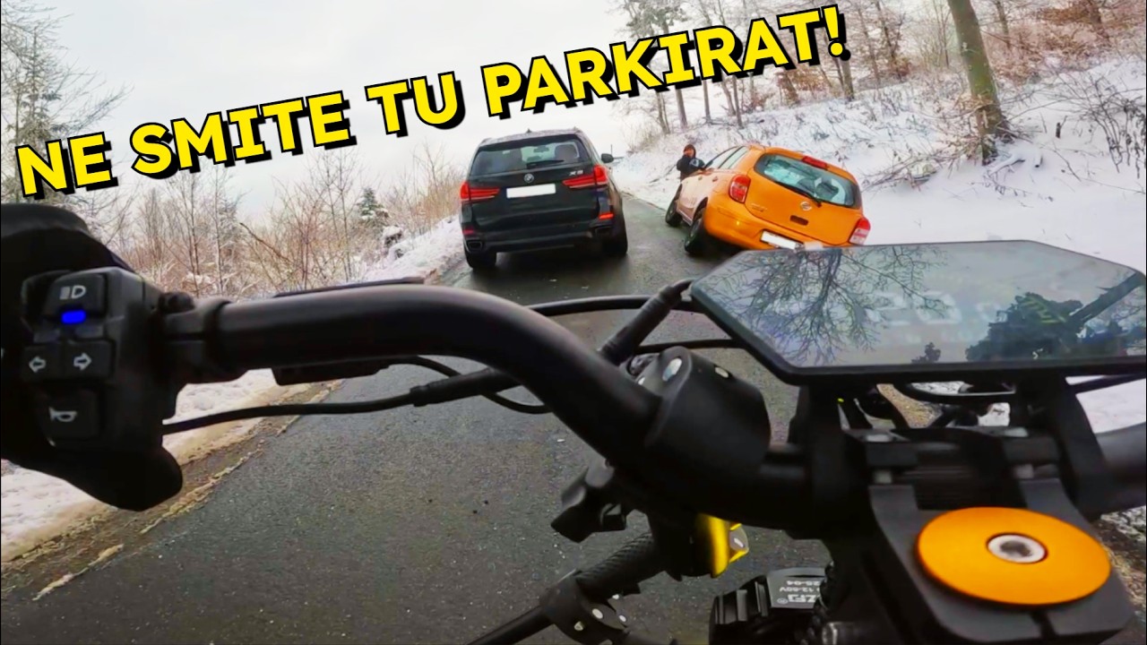 Idemo na Sljeme na Snijeg Električnim Romobilom - Prometni Kolaps
