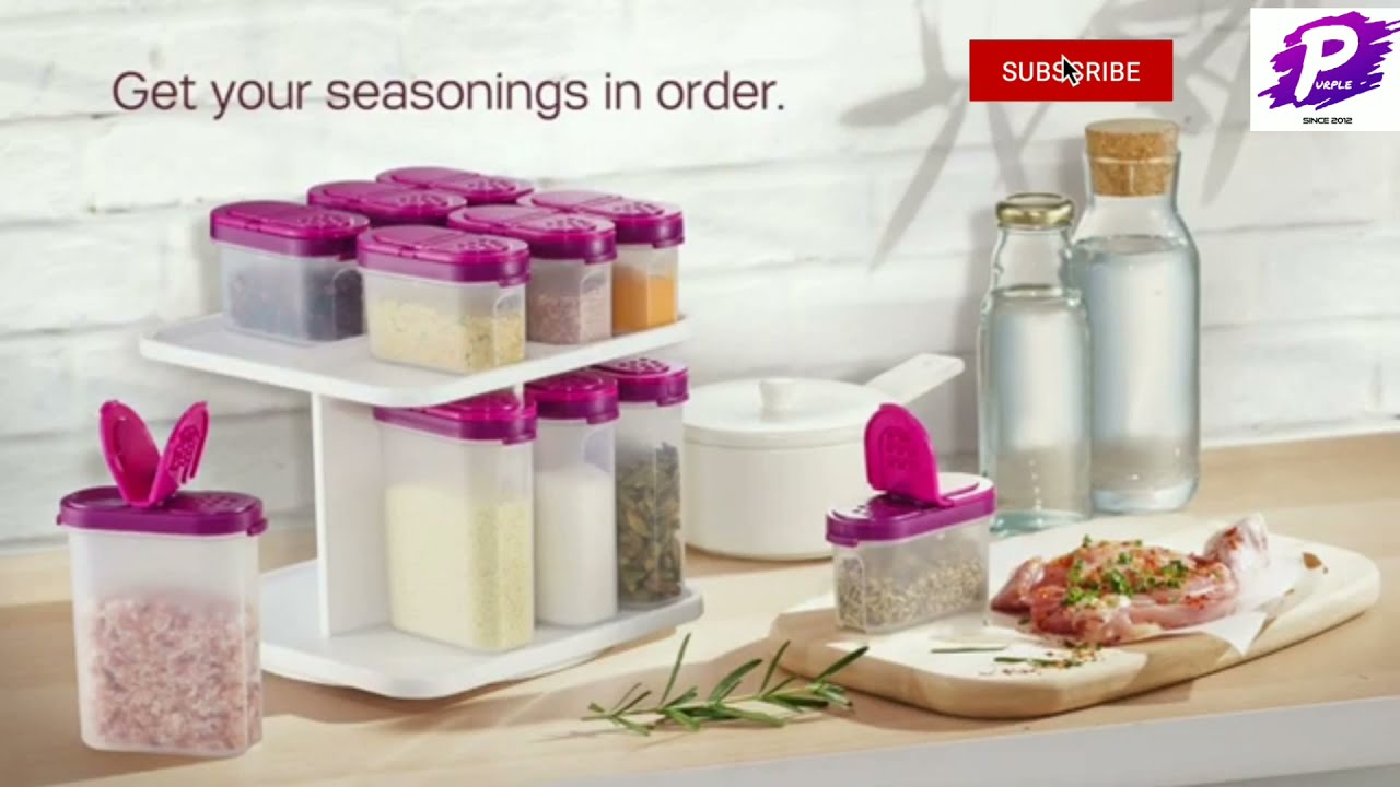 Tupperware l Modular Spice Savers I Purple - Since 2012