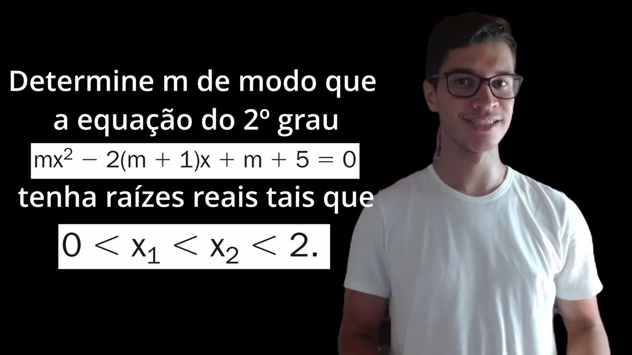 338. Determine m de modo que mx^2 - 2(m + 1)x + m + 5 = 0 tenha raízes entre 0 e 2.