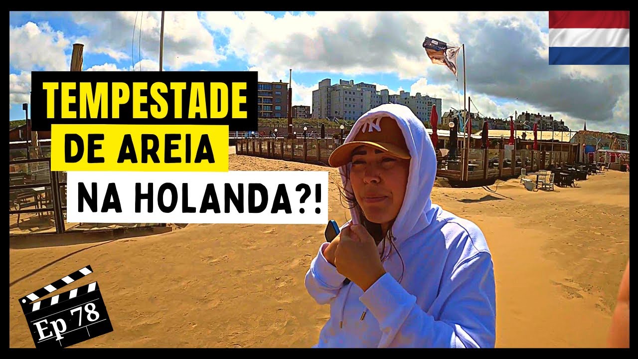 COMO É UMA PRAIA NA HOLANDA? - Ep78