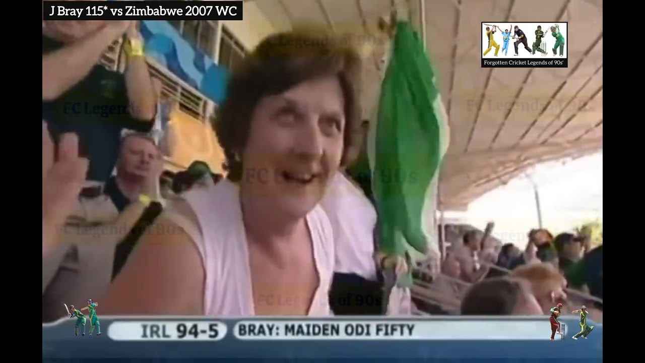 Jeremy Bray Maiden World Cup 100 vs Zimbabwe 2007 World Cup