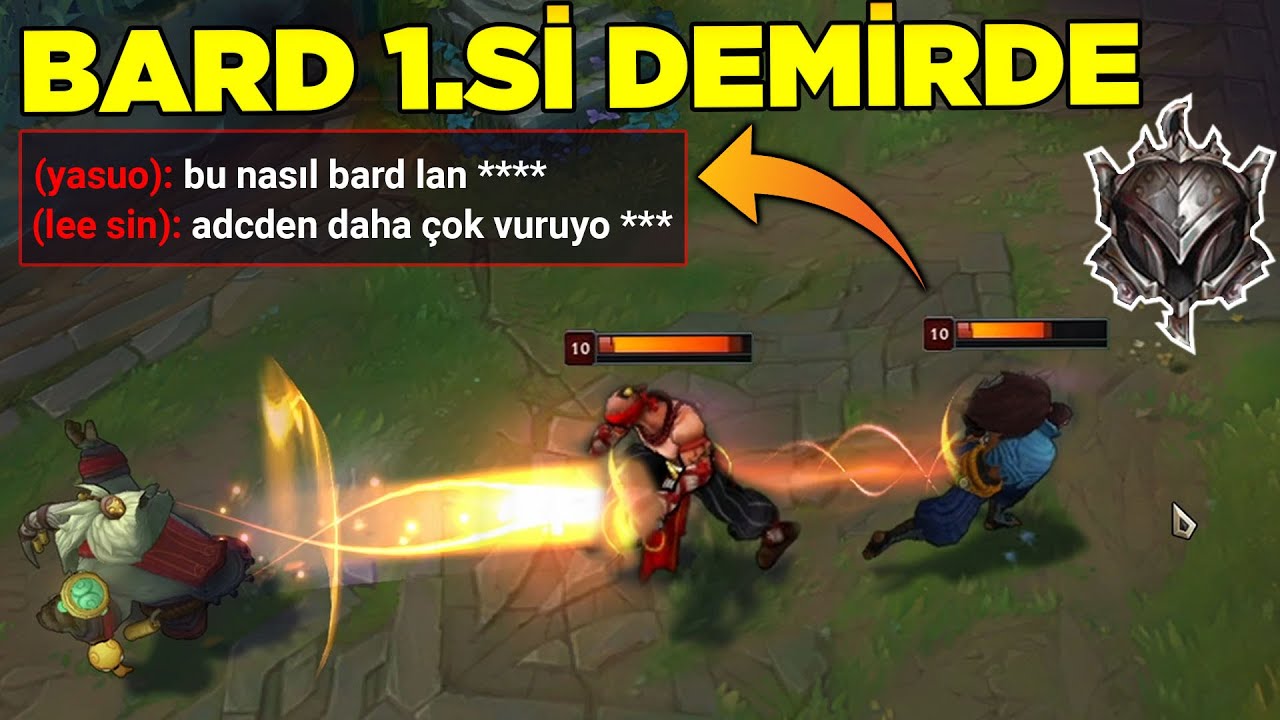 DEMİRLER ÇILDIRDI! TR'NİN EN İYİ BARD'I DEMİRDE OYNARSA NE OLUR? @BardingGames