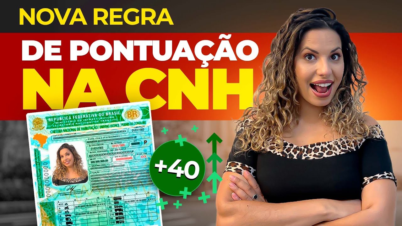 CNH NOVA REGRA: COM QUANTOS PONTOS PERDE A CNH? NOVA REGRA DE PONTUAÇÃO DA CNH