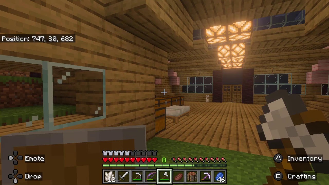 Minecraft building my house
