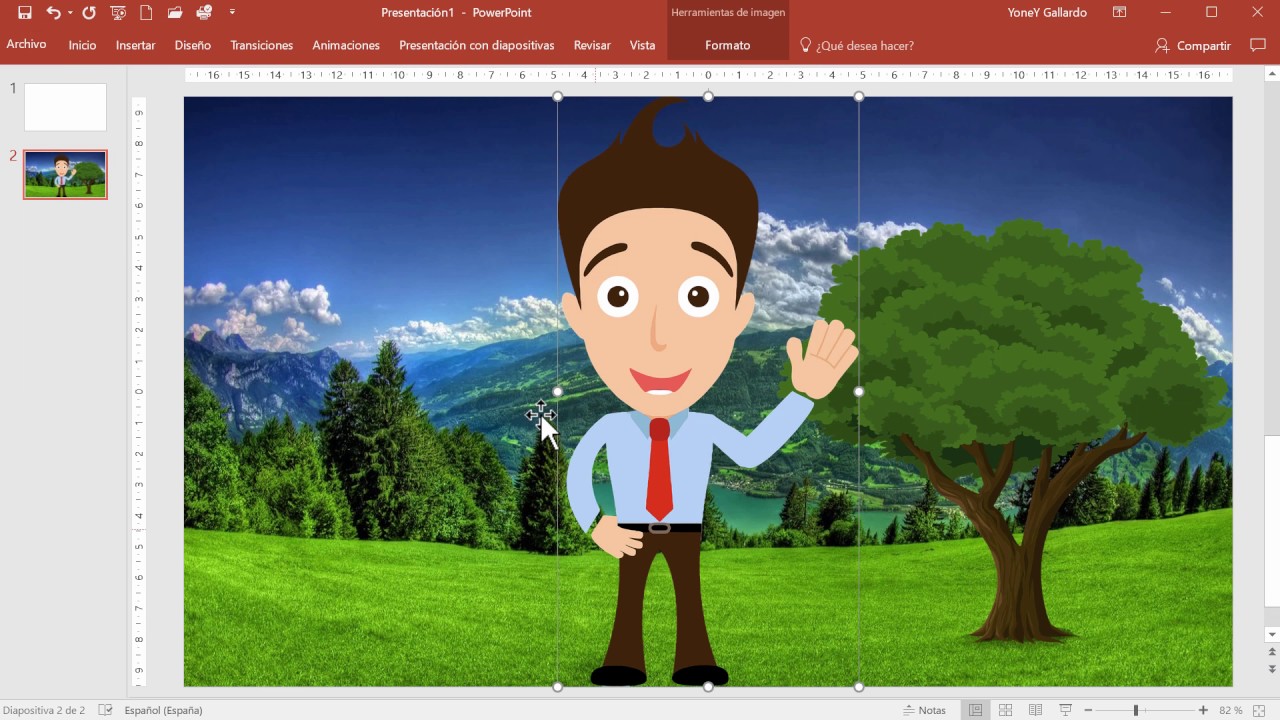 Cómo hacer un fotomontaje en PowerPoint