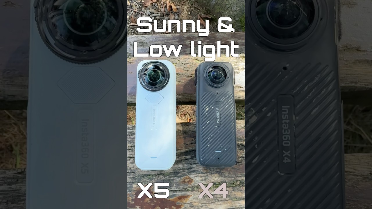 Insta360 X5 vs. X4 low light performance test ✌️