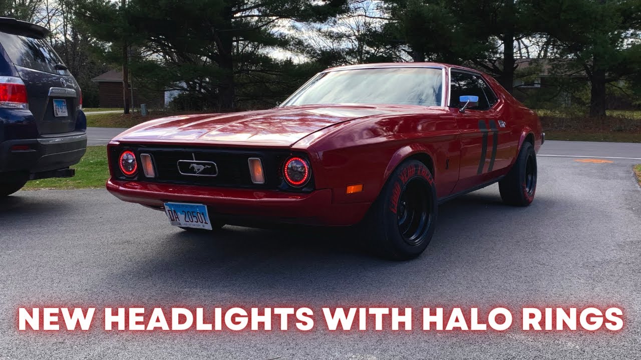 New Halo Ring Headlights on the 1973 Ford Mustang [Part 8]