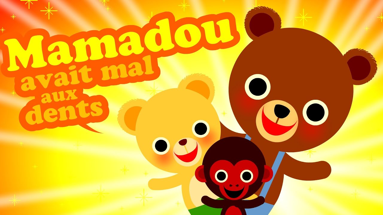 Mamadou avait mal aux dents 🦷🦷🦷 petites comptines pour enfants à l'école maternelle