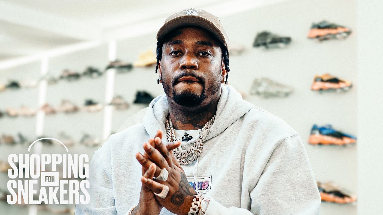 Fivio Foreign Goes Shopping for Sneakers at Kick Game