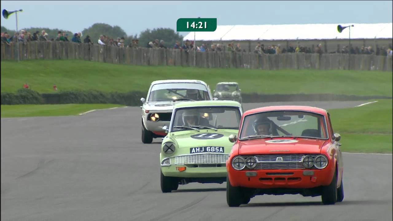 Dragons Den star Theo Paphitis battling it out at Goodwood Revival