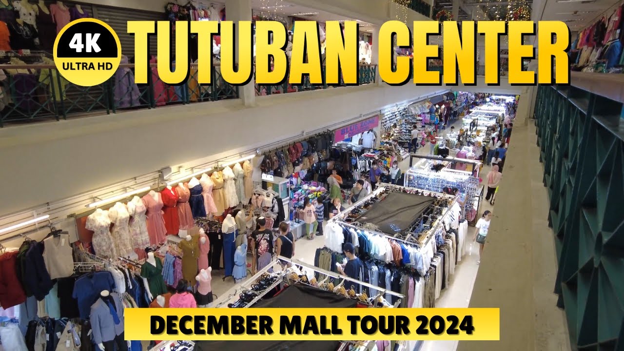 [4K] TUTUBAN CENTER - DECEMBER CHRISTMAS TOUR 2024