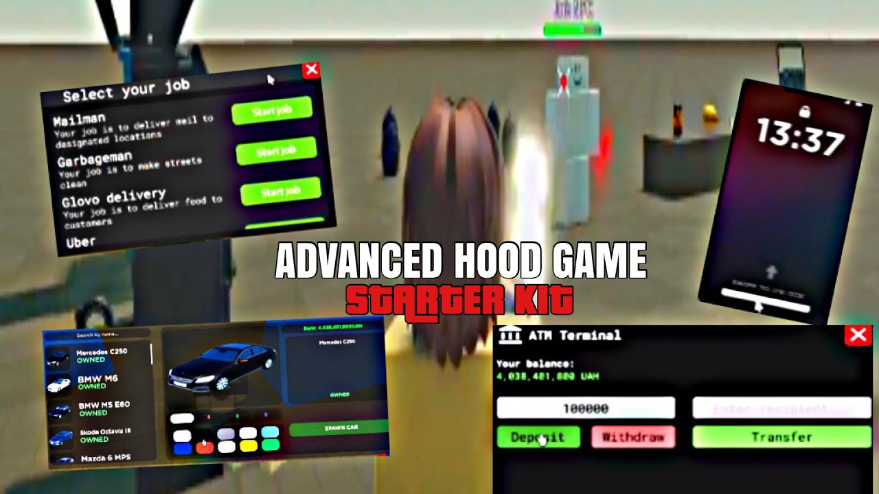 |FREE|Advanced Hood Game Starter Kit| (Roblox Studio Leak)