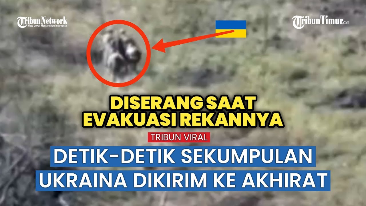 Prajurit Ukraina Merangkak hingga Gugur kena Hantaman Mortir Rusia saat Evakuasi Rekannya