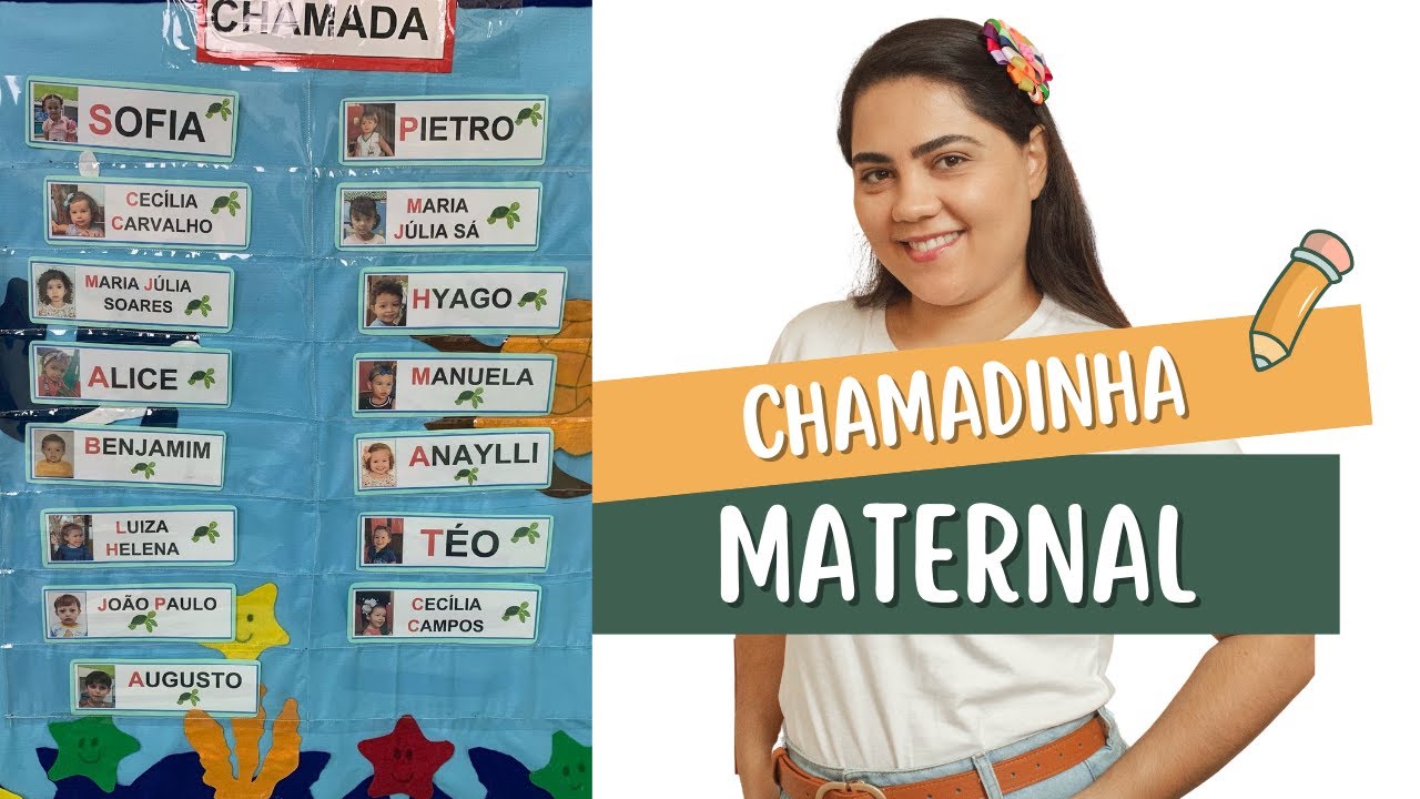 COMO FAZER A CHAMADINHA NO MATERNAL