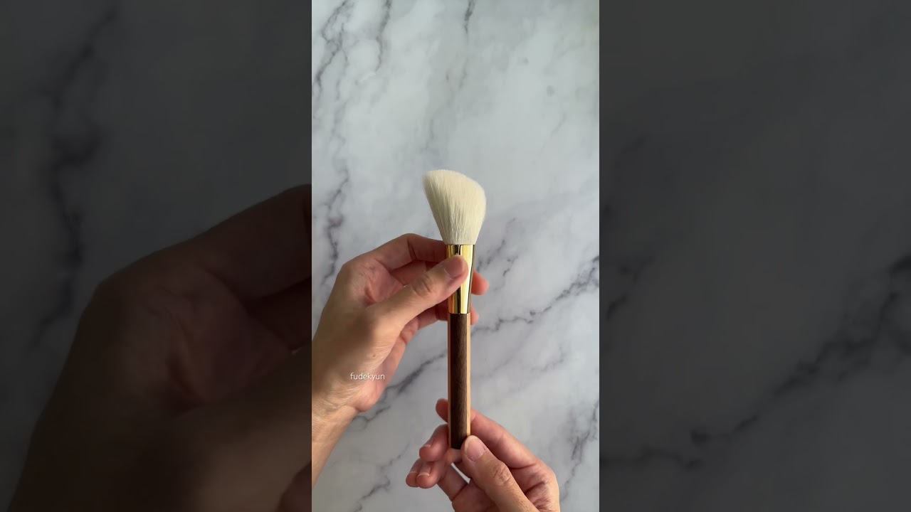 @rephrbrand Yosegi 2025 Holiday Brush pre-wash. #fude #makeupbrushes #makeup #beauty