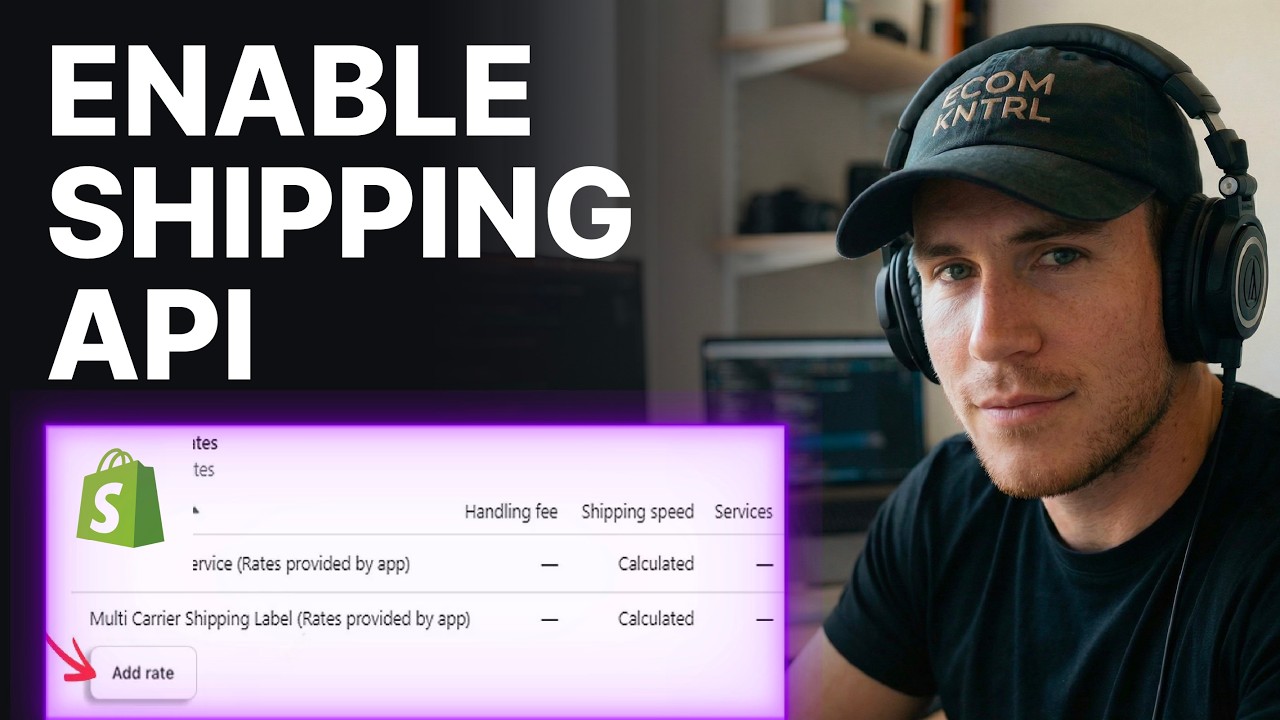 How to Enable Carrier Calculated Shipping API in Shopify (2026) | Shipping API Setup