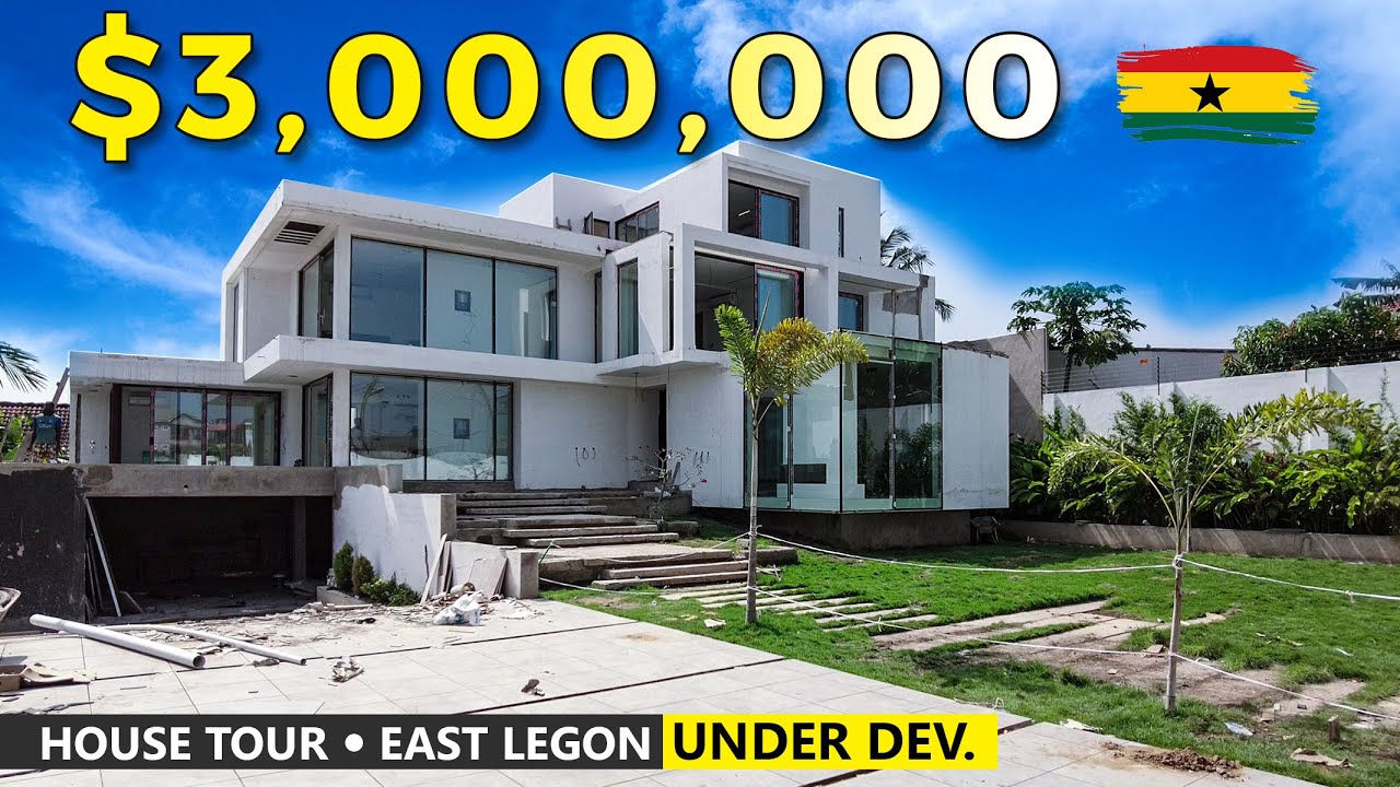Inside a $3,000,000 Mansion in Ghana's Prime Area; East Legon  | Ongoing Development