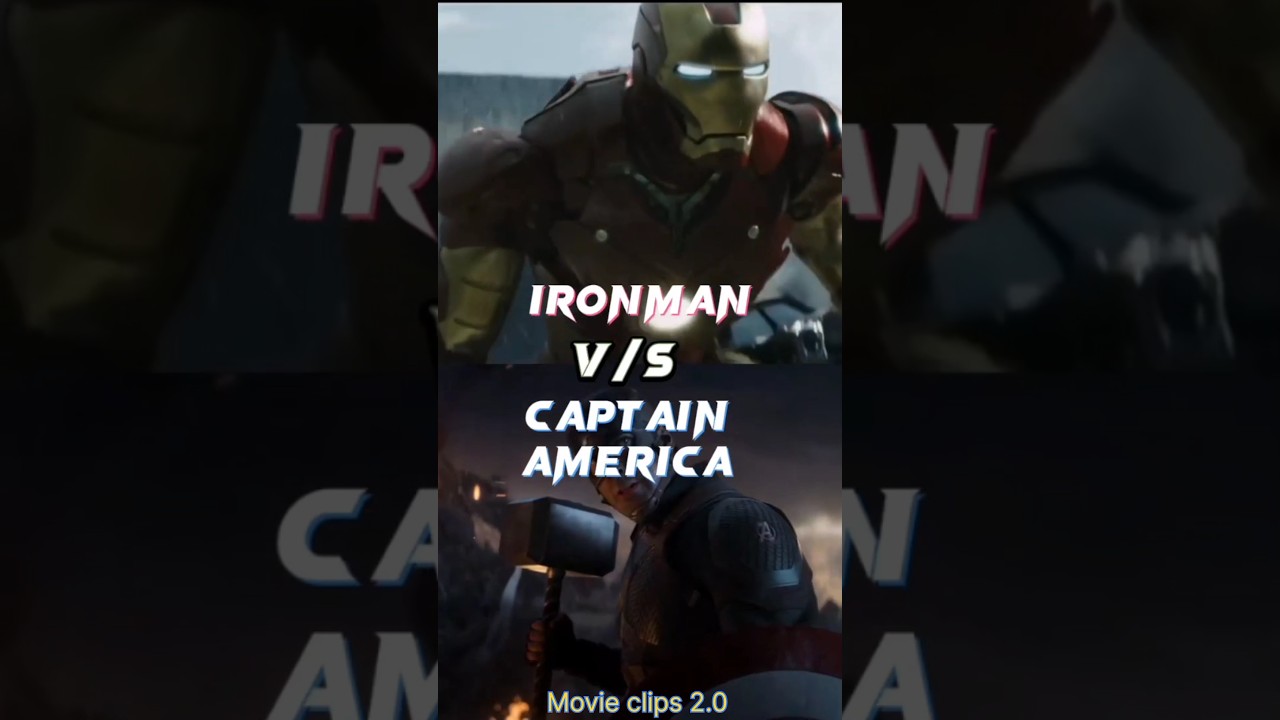 iron man versus captain America#shots