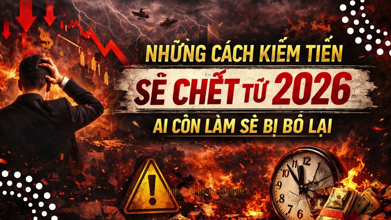 Những Cách Kiếm Tiền Sẽ BIẾN MẤT Từ 2026 – Ai Còn Làm Sẽ Bị Bỏ Lại