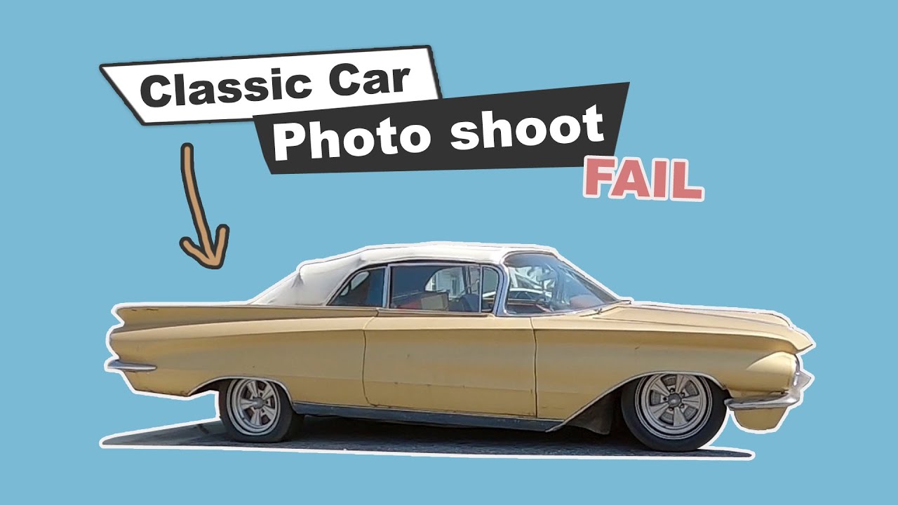 Classic Car Photo Shoot FAIL