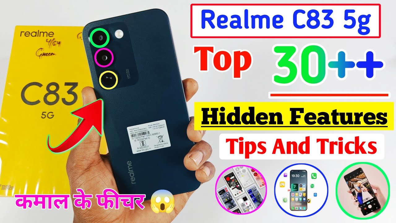 Realme c83 Top 30+ Hidden Features | Realme c83 5g Tips & Tricks | Realme c83 5g features 