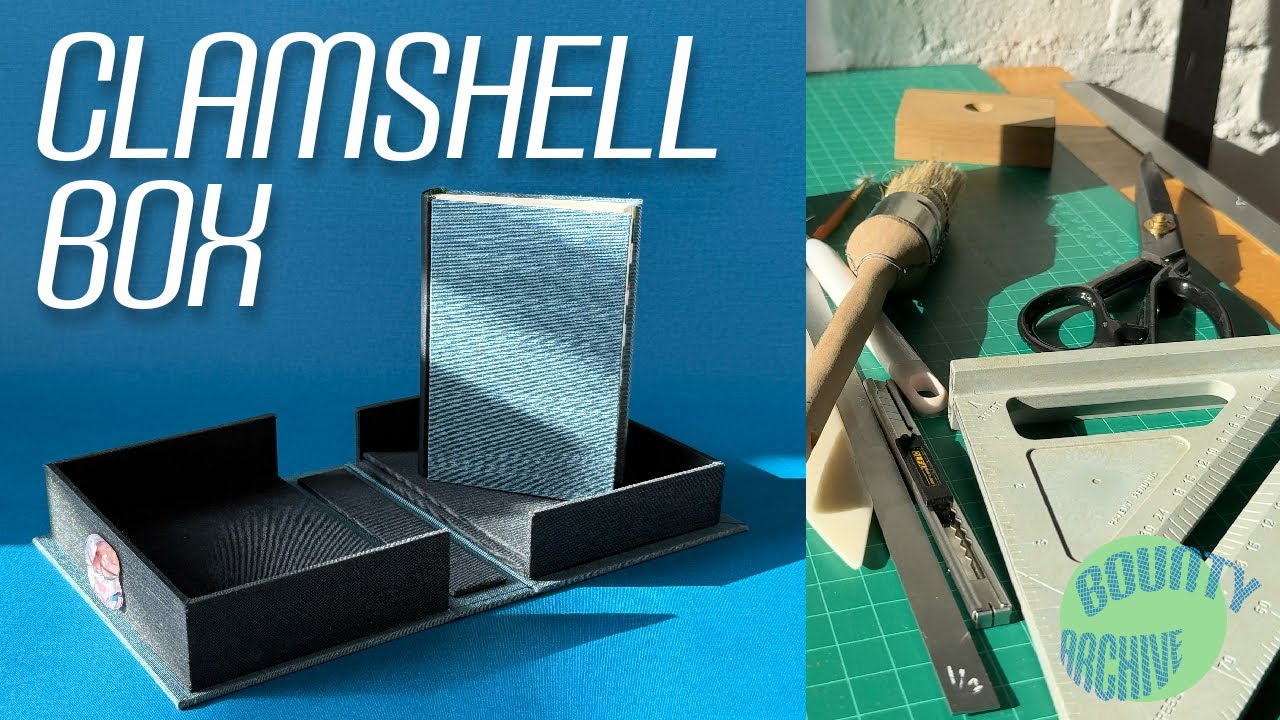 Clamshell Box - Handmade Case for a Small Book | Bookbinding