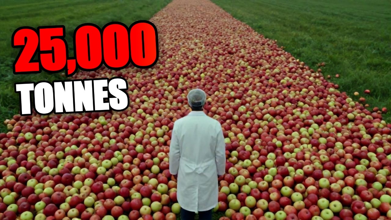 Des scientifiques ont déversé 25 000 tonnes de pommes dans un champ. Vingt ans plus tard, quelque...