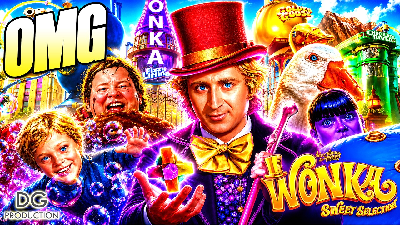 🚨ОМГ🚨ПРЕДСТАВЛЕН НОВЫЙ ИГРОВОЙ АВТОМАТ WONKA SWEET SELECTION GOLDEN TICKET GOOSE В КАЗИНО ЛАС-ВЕГ...