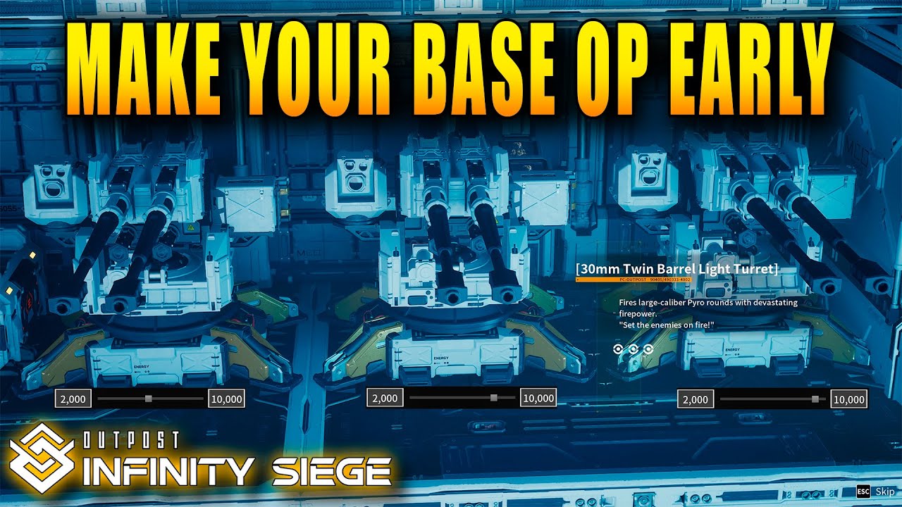 Outpost: Infinity Siege's 🔥How To Push Your Base Limits With This Tip