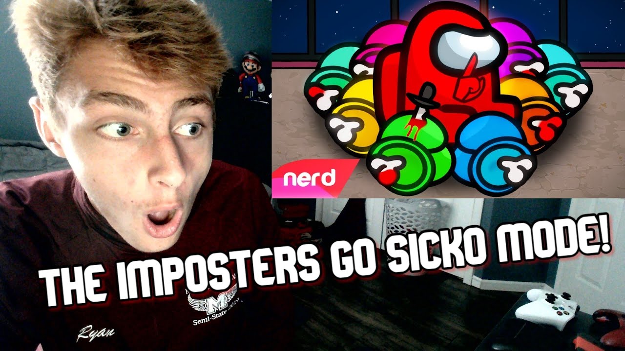 DARK GREY IS A MONSTER! Among Us Song by NerdOut ft Loserfruit, JT Music, etc. [ANIMATED] | REACTION