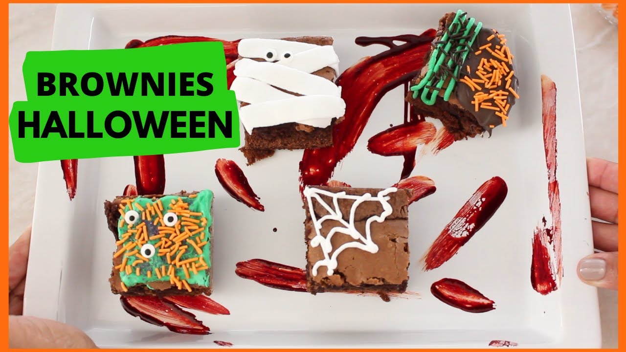 Decorando BROWNIES para HALLOWEEN