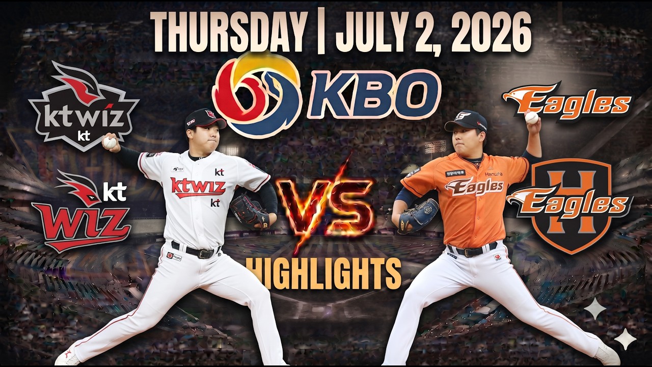 KT Wiz @ Hanwha Eagles 7/02/26 - KBO Baseball Predictions - KBO FREE PICKS