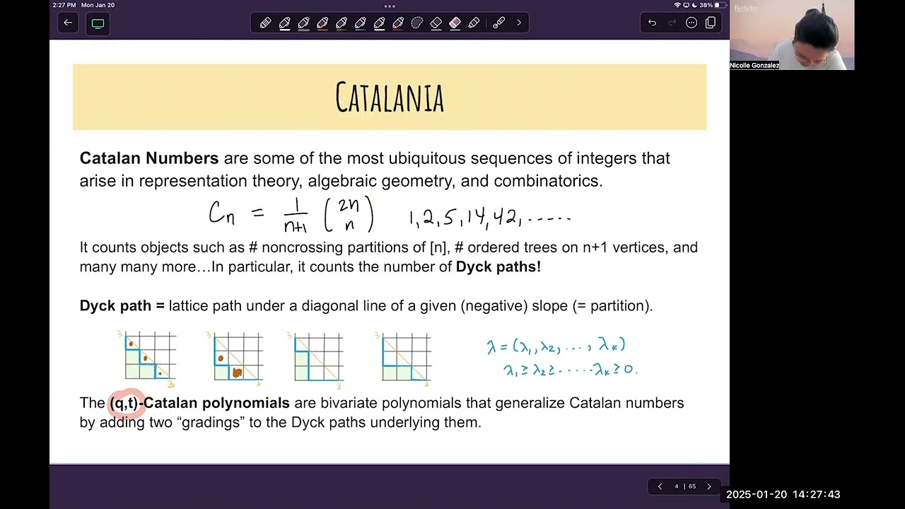 Lathisms Lecture: From Combinatorics to Knot Theory (and Back Again)