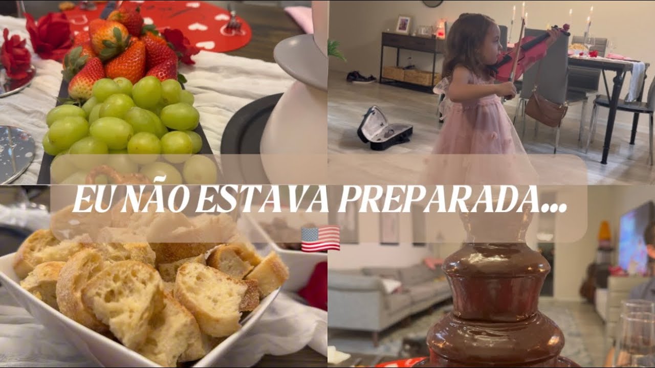 Eu não esperava isso nas compras de Valentines day + Presentes + Fondue 
